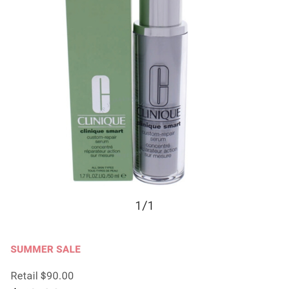 Custom-Repair Serum by Clinique for Unisex - 1.7 o - Picture 1 of 4